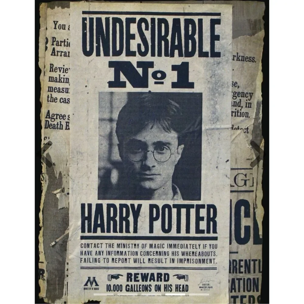Harry Potter Wanted Poster 500 pc Scratch Off Puzzle NIB